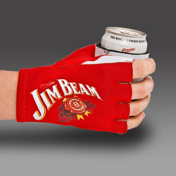 High quality fashion style neoprene can cooler with gloves / insulated koozie