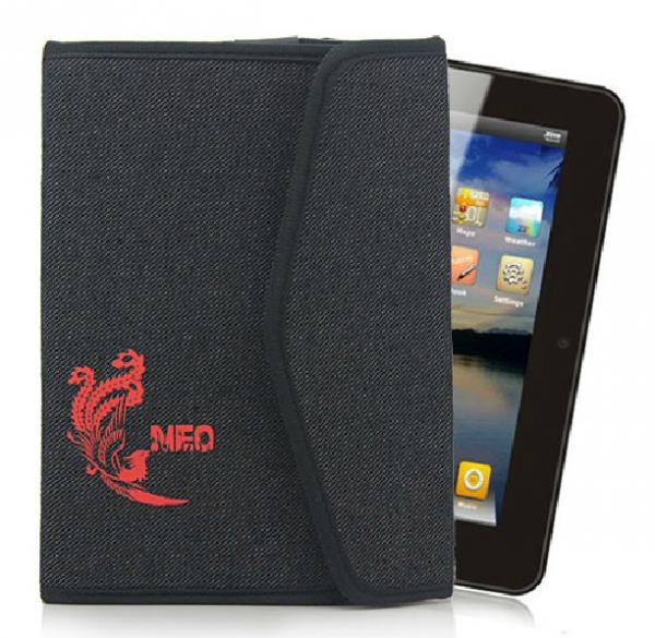 For ipad mini retina neoprene sleeve pouch case with stand function