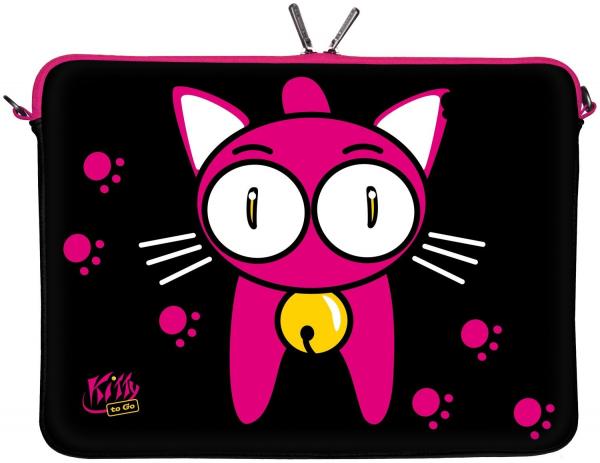 Kitty to Go Designer Notebook Sleeve Laptop Soft Case Netbook Cover Tablet Bag