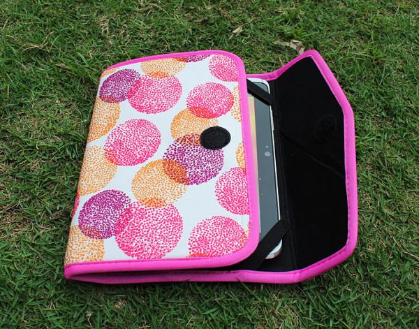 Cute stand shockproof neoprene case for ipad 4 case with velcro closure